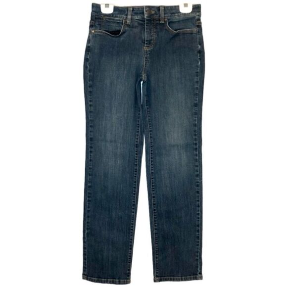 Talbots Heritage Straight Leg Jeans in Medium Blue Wash Women’s 4 - Picture 1 of 7